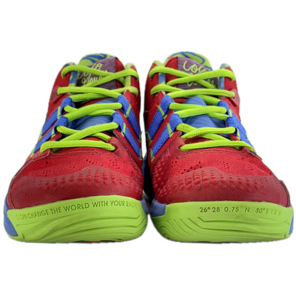 New Balance Coco CG1 DigiCoco Men 8.5 Energy Red Bright Lapis Green Lace Up Logo - Picture 2 of 13